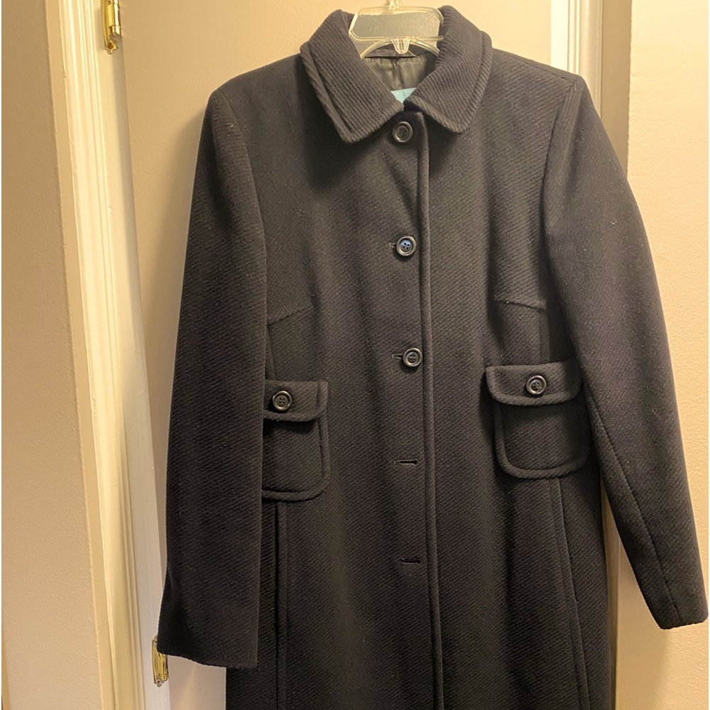 Nine West Long Wool Women’s Coat Size 10